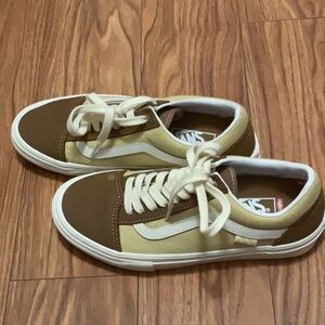 Vans 2 tone brown base sneaker